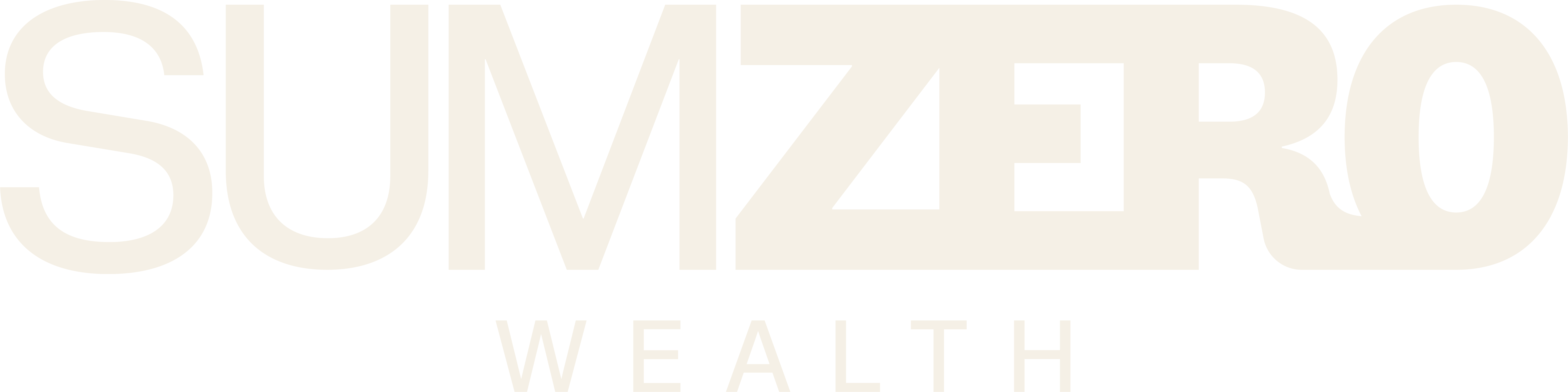 Sum Zero Wealth